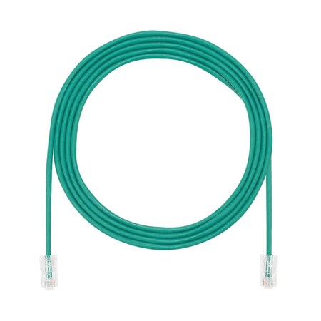 CAT6A 28 AWG UTP PATCH LSZH GREEN 6IN PK48